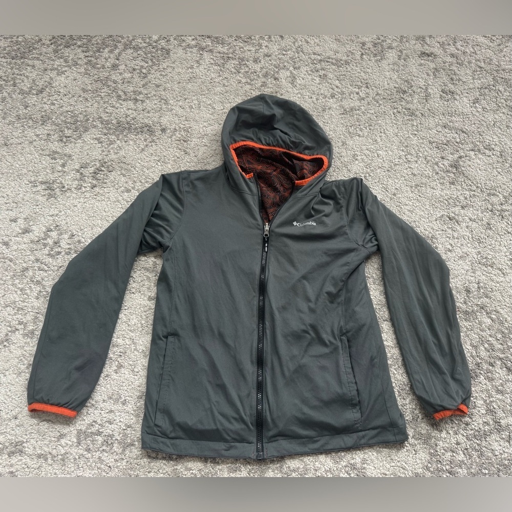 Boys Columbia Reversible Hooded Jacket – Size 14/16